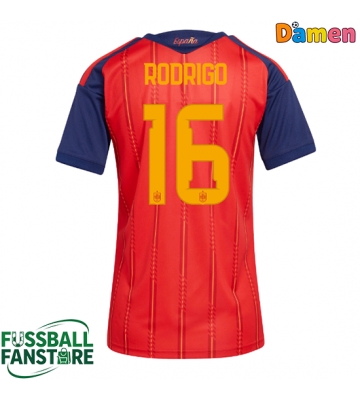 Spanien Rodri Hernandez #16 Replik Heimtrikot Damen WM 2026 Kurzarm
